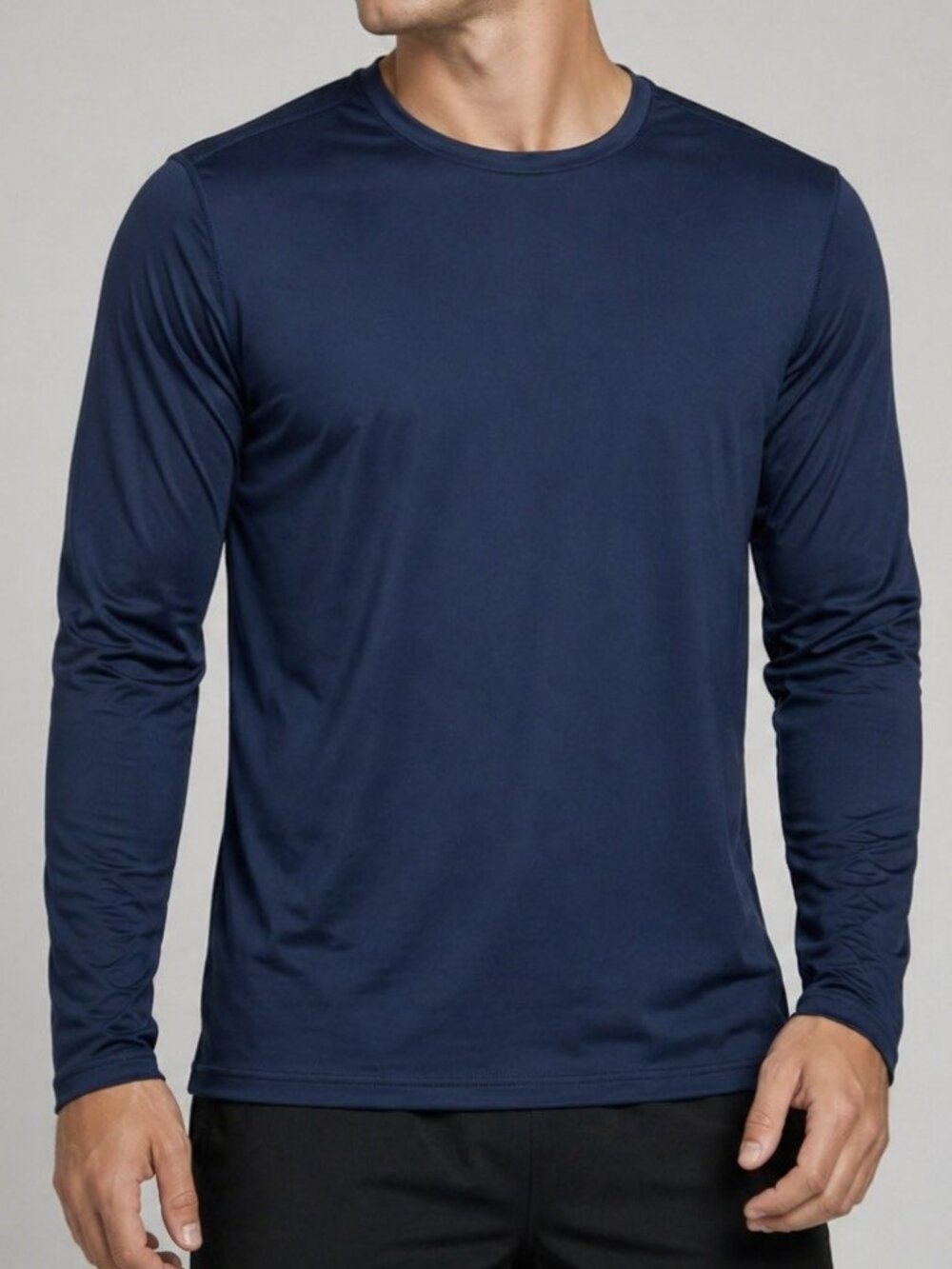 BSN Sports Performance apparel long sleeve moisture wicking Tee size Small